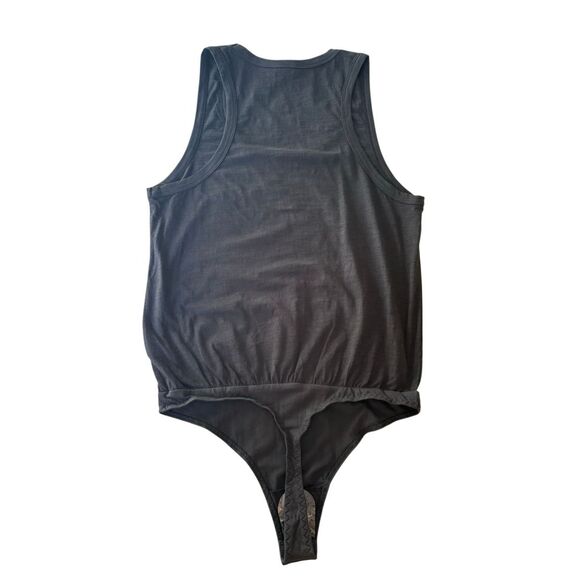 NEW Free People Tee Off Tank Top Bodysuit size S Black Intimately - Picture 5 of 10